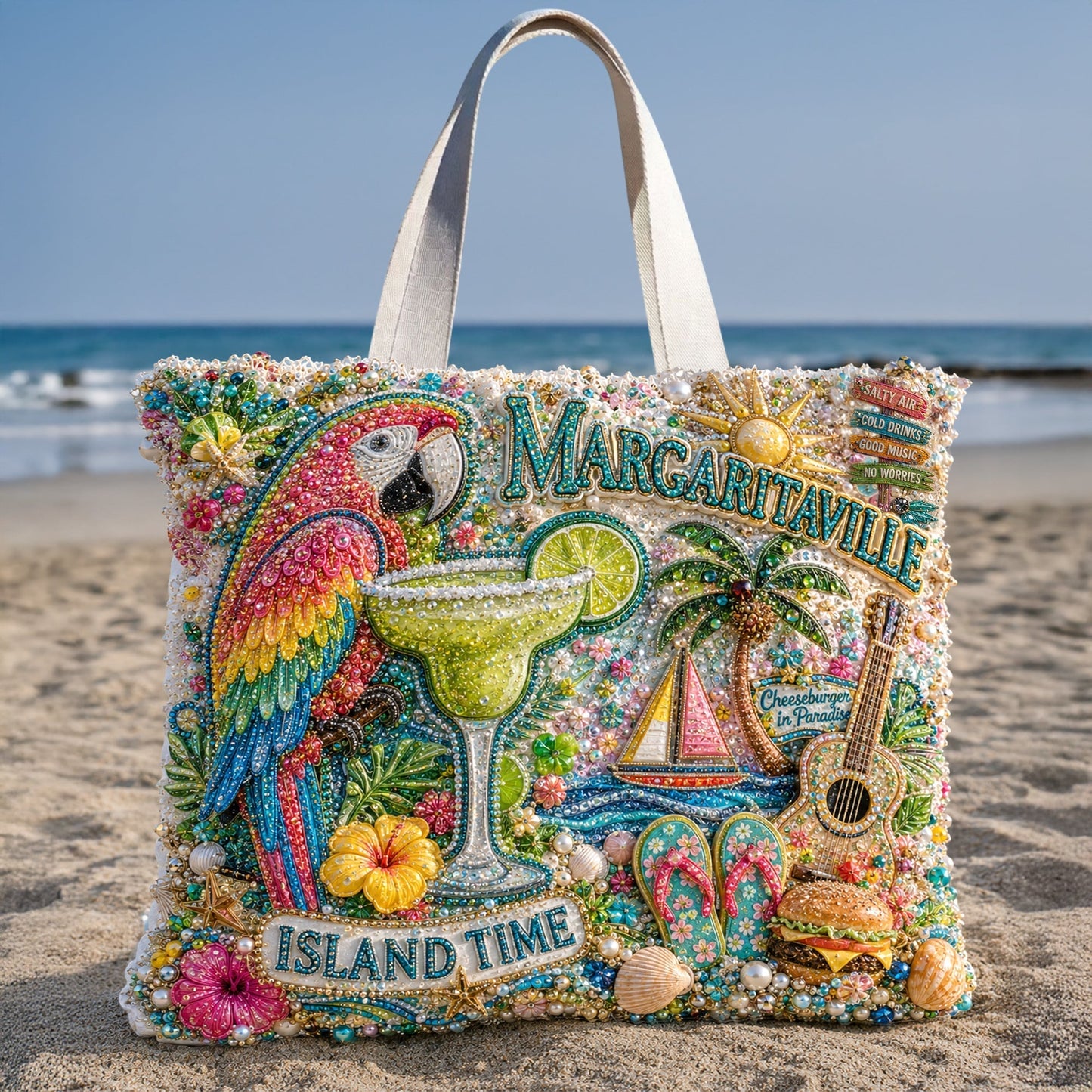 JMBF Summer Vibes Tote Bag HTTT