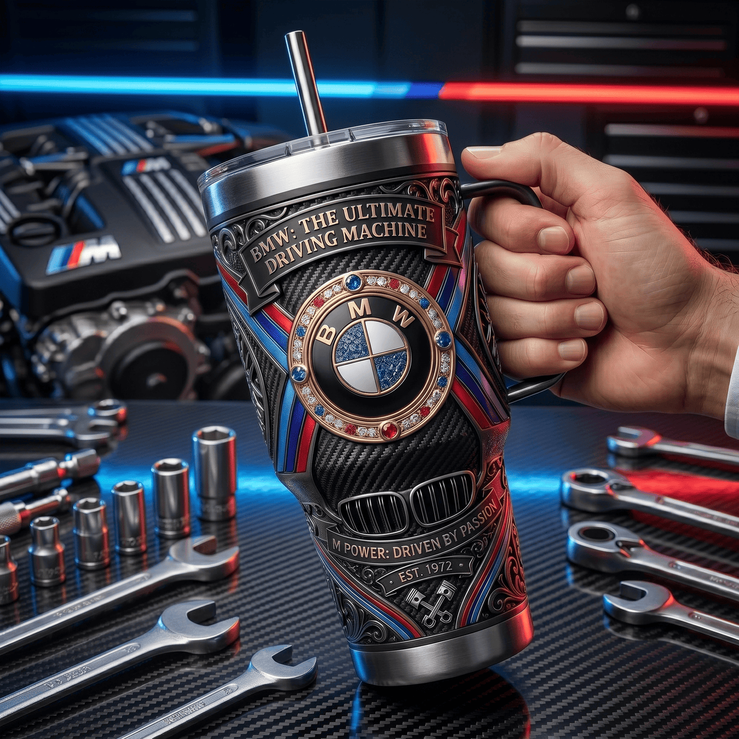 BW 40oz Tumbler With Handle LNTH