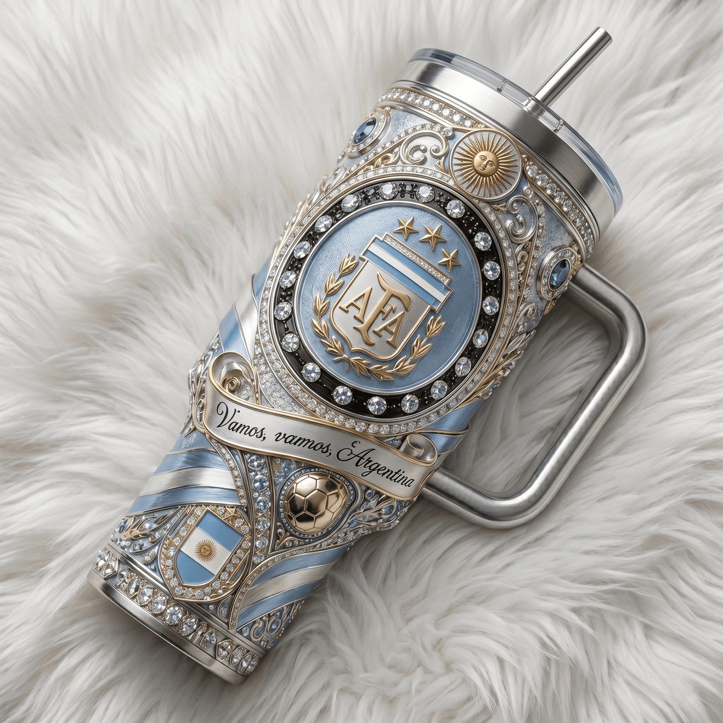 Premium AGTN 40oz Tumbler With Handle TNSM