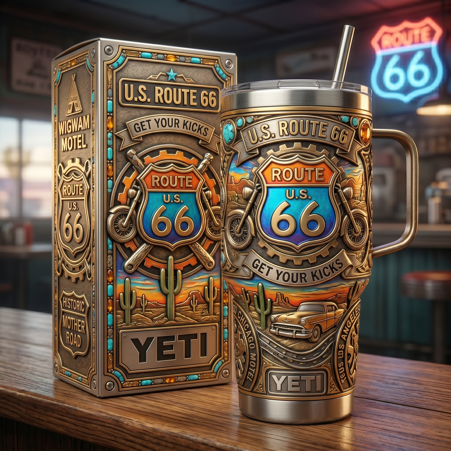 R66 40oz Tumbler With Handle LNTH