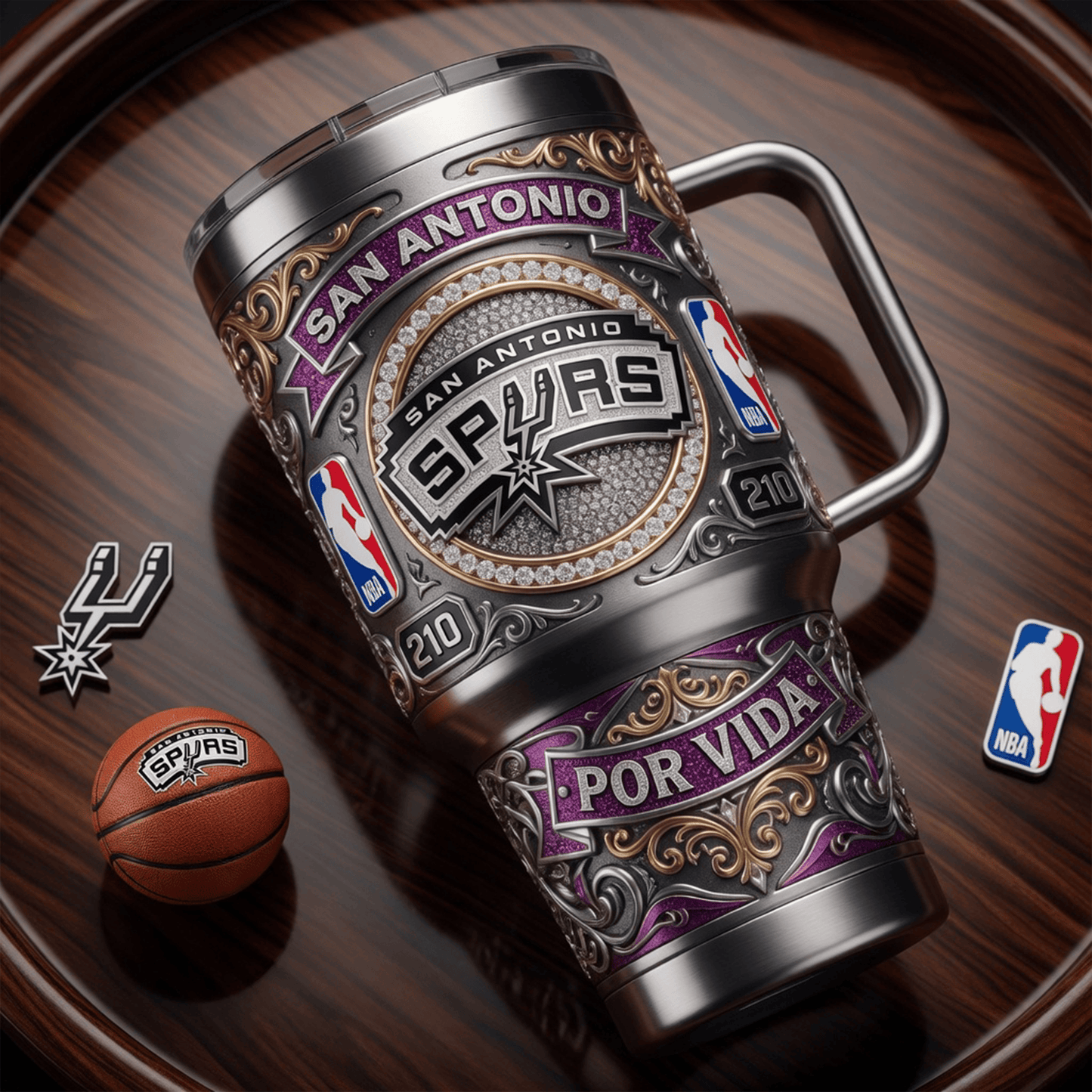 SAS 40oz Tumbler With Handle LNTH