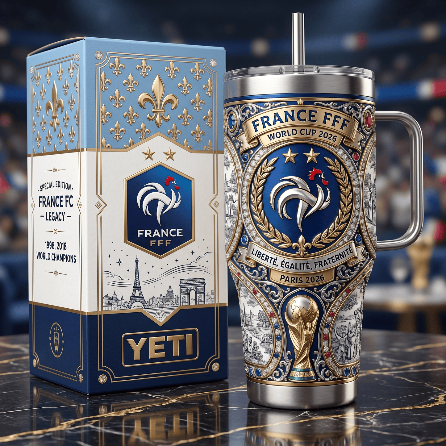 FRFC 40oz Tumbler With Handle LNTH