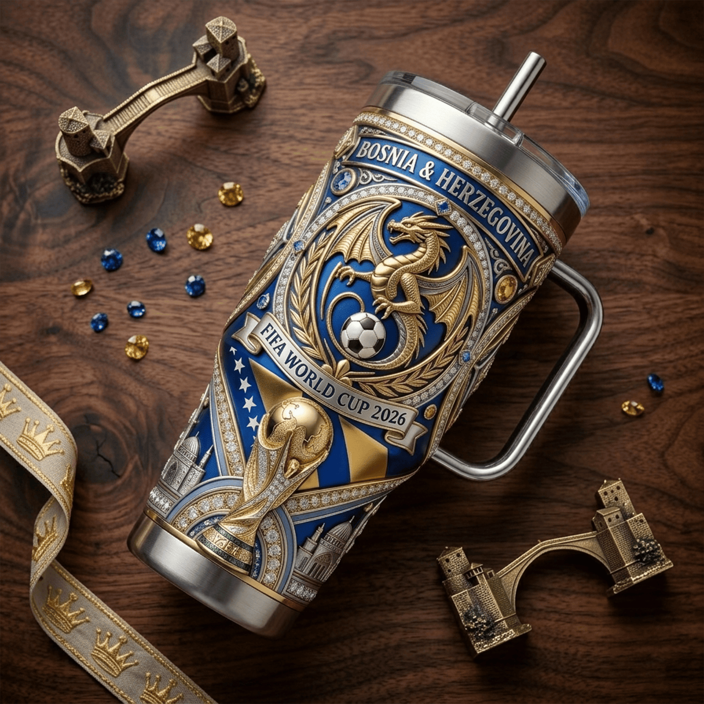 BSIF 40oz Tumbler With Handle LNTH