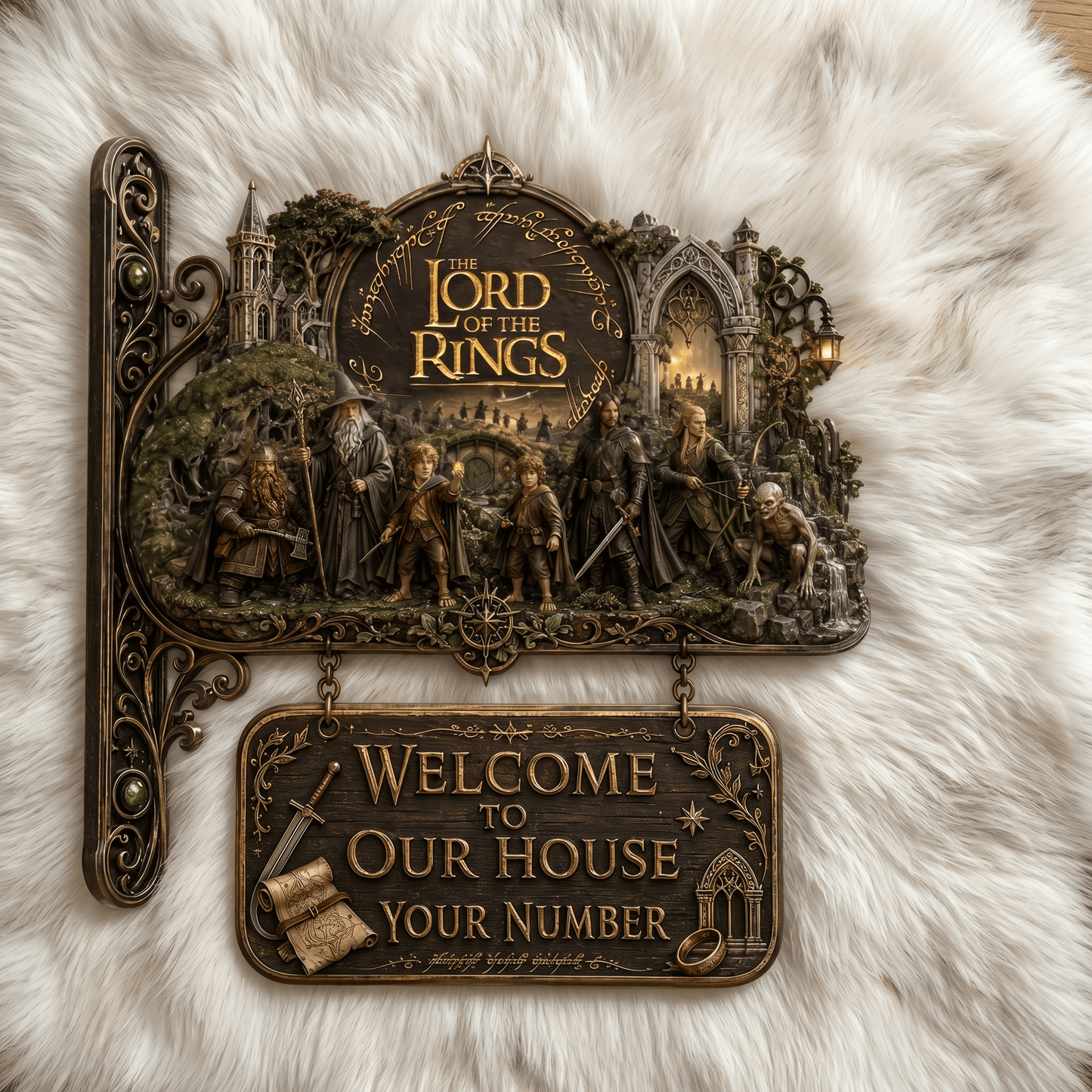 LOTR Premium Welcome Sign TNSM