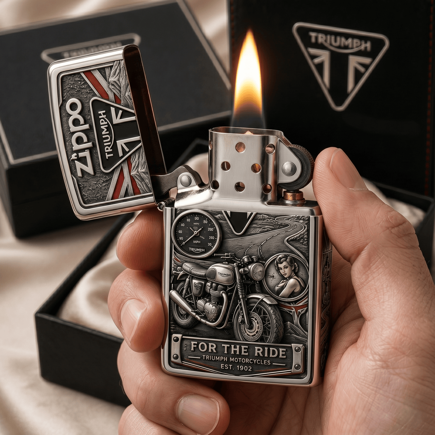 Premium TRI Zippo Lighter TNSM