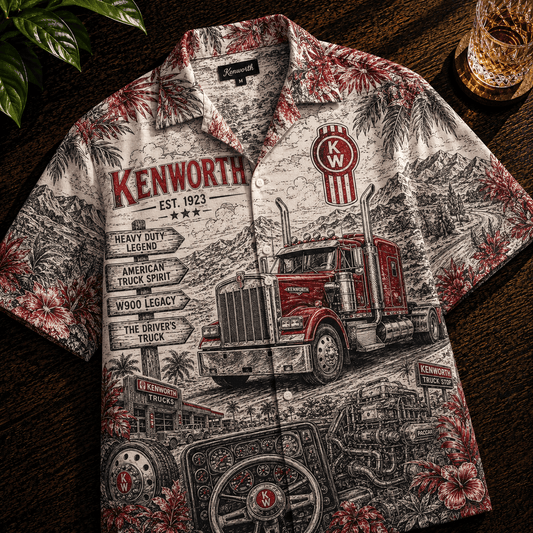 PREMIUM KNWT HAWAIIAN SHIRT LNTH
