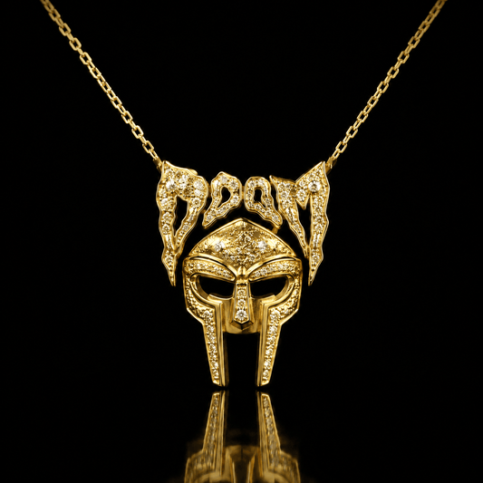 MFD Solid Gold Chain with Diamond Pendant BMD