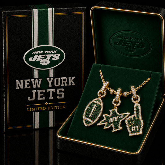 NYJ Solid Gold Chain with Diamond Pendant TTTT