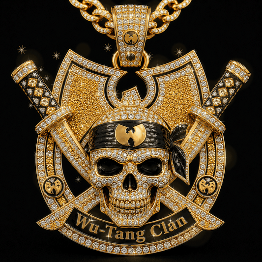 WTC Solid Gold Chain with Diamond Pendant PDL