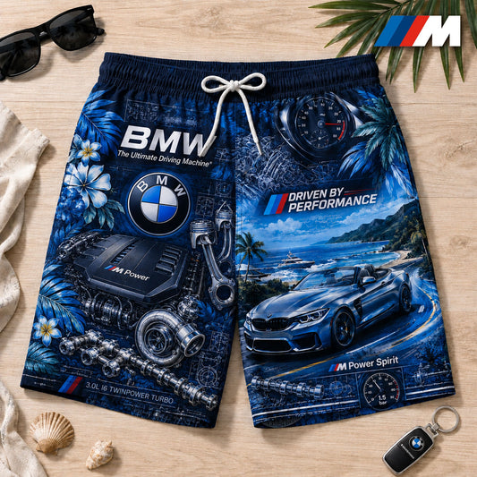 Premium BW Hawaiian Shorts TNSM