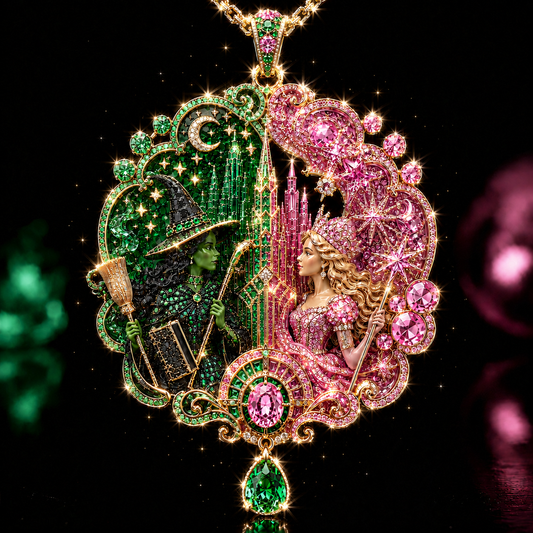 WCKD Solid Gold Chain with Diamond Pendant PDL