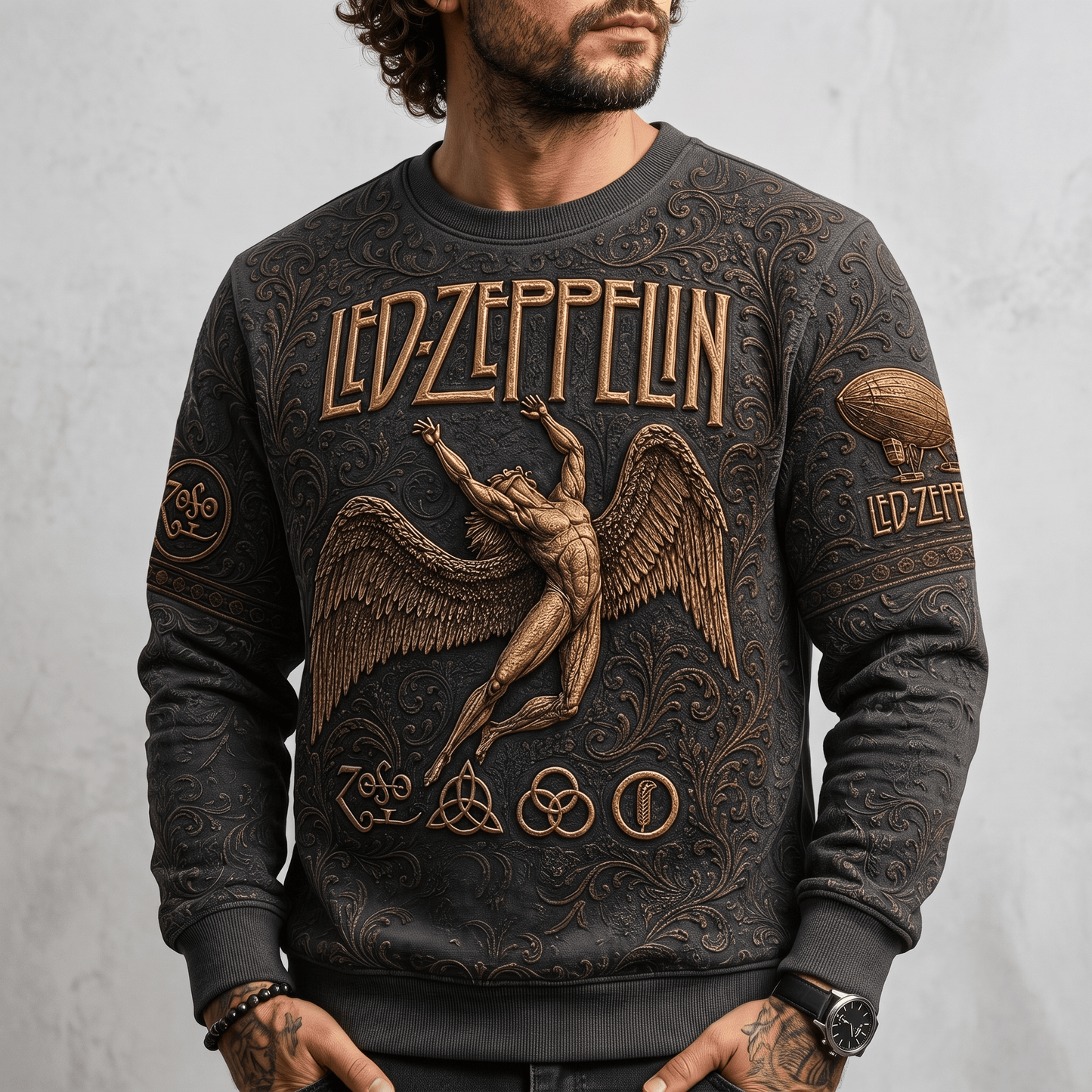 Premium LZPL 3D Embossed Shirt TNSM