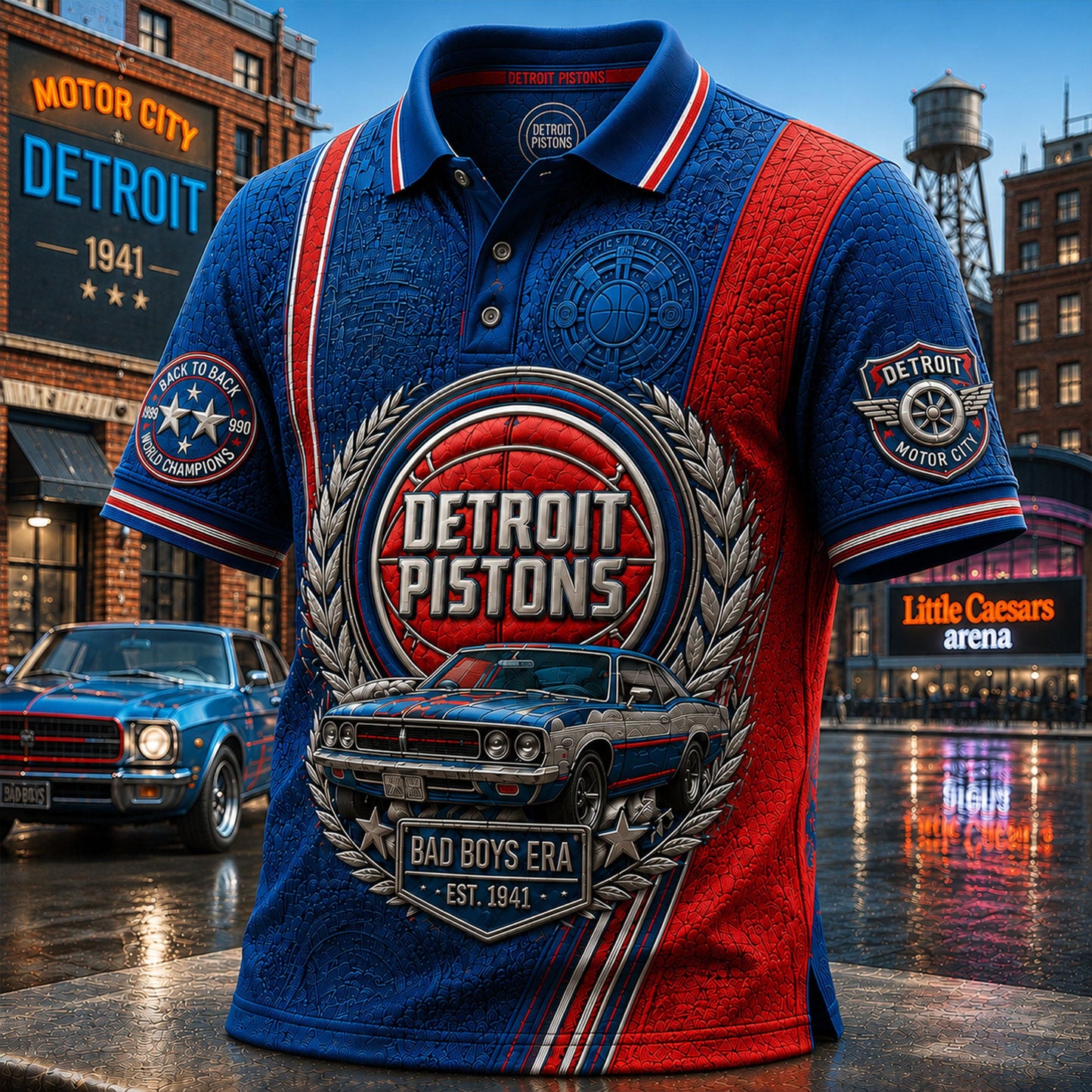 PREMIUM DTP EMBOSS POLO SHIRT DBD