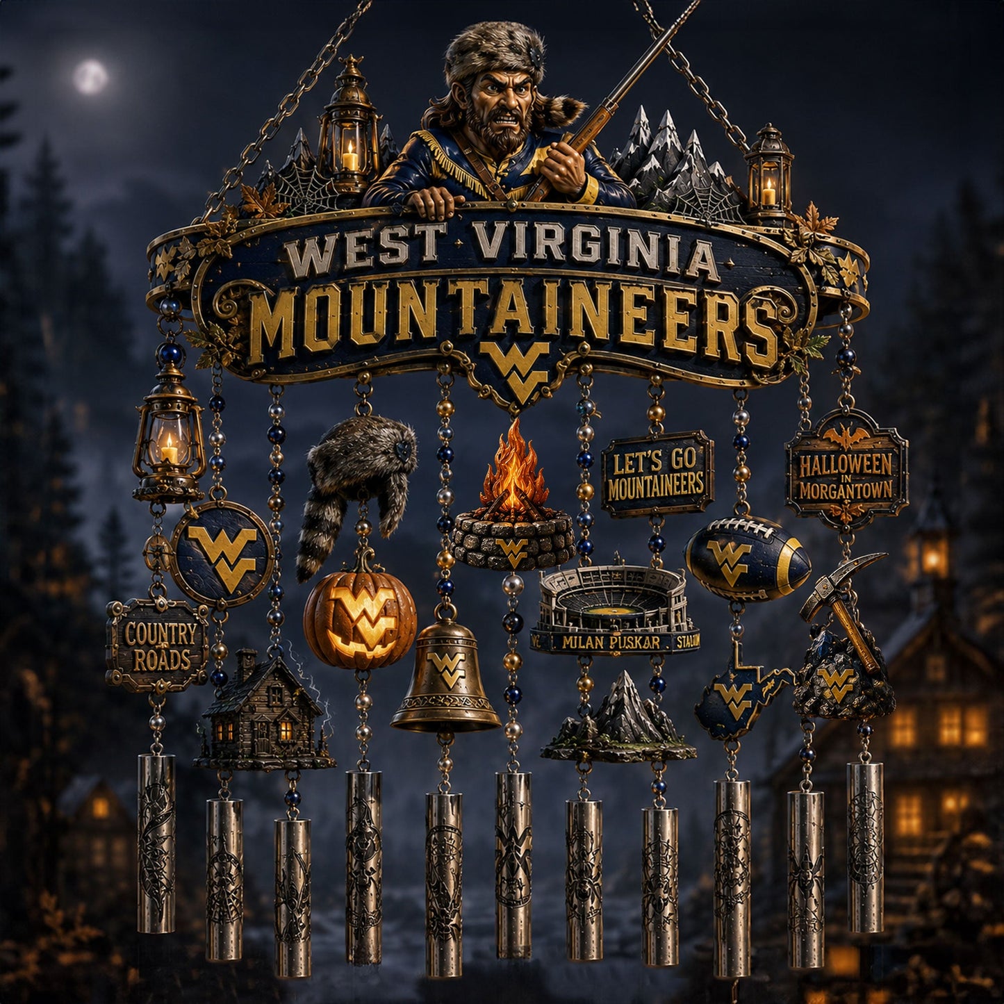 Premium WVM Halloween Wind Chime TNSM